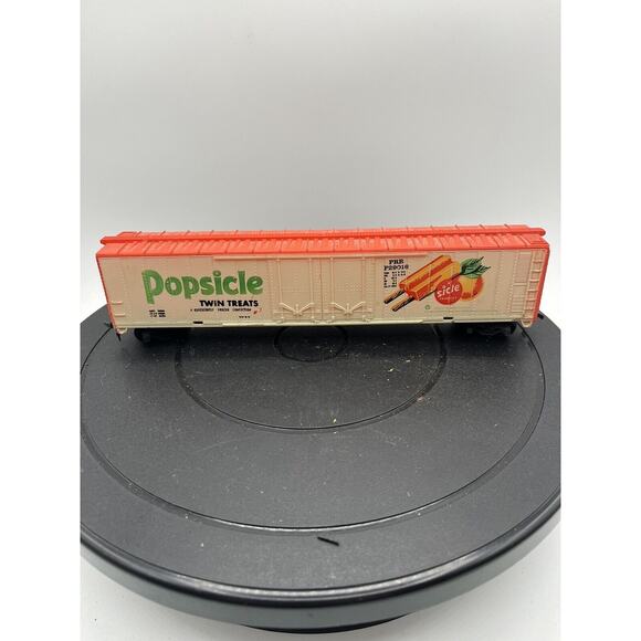 Lot Of 4 Tyco Train Cars VTG Popsicle Santa Fe Union Pacific Virginian - Picture 7 of 16